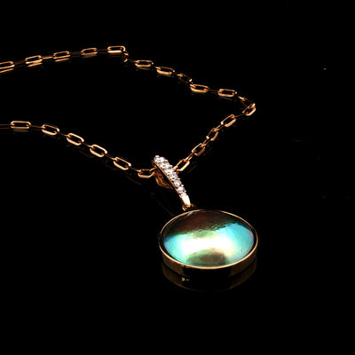 Pearl Omega Necklace