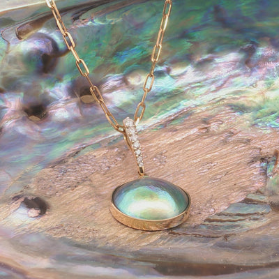 Pearl Omega Necklace