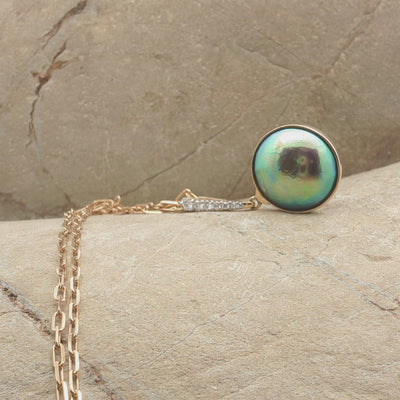 Pearl Omega Necklace