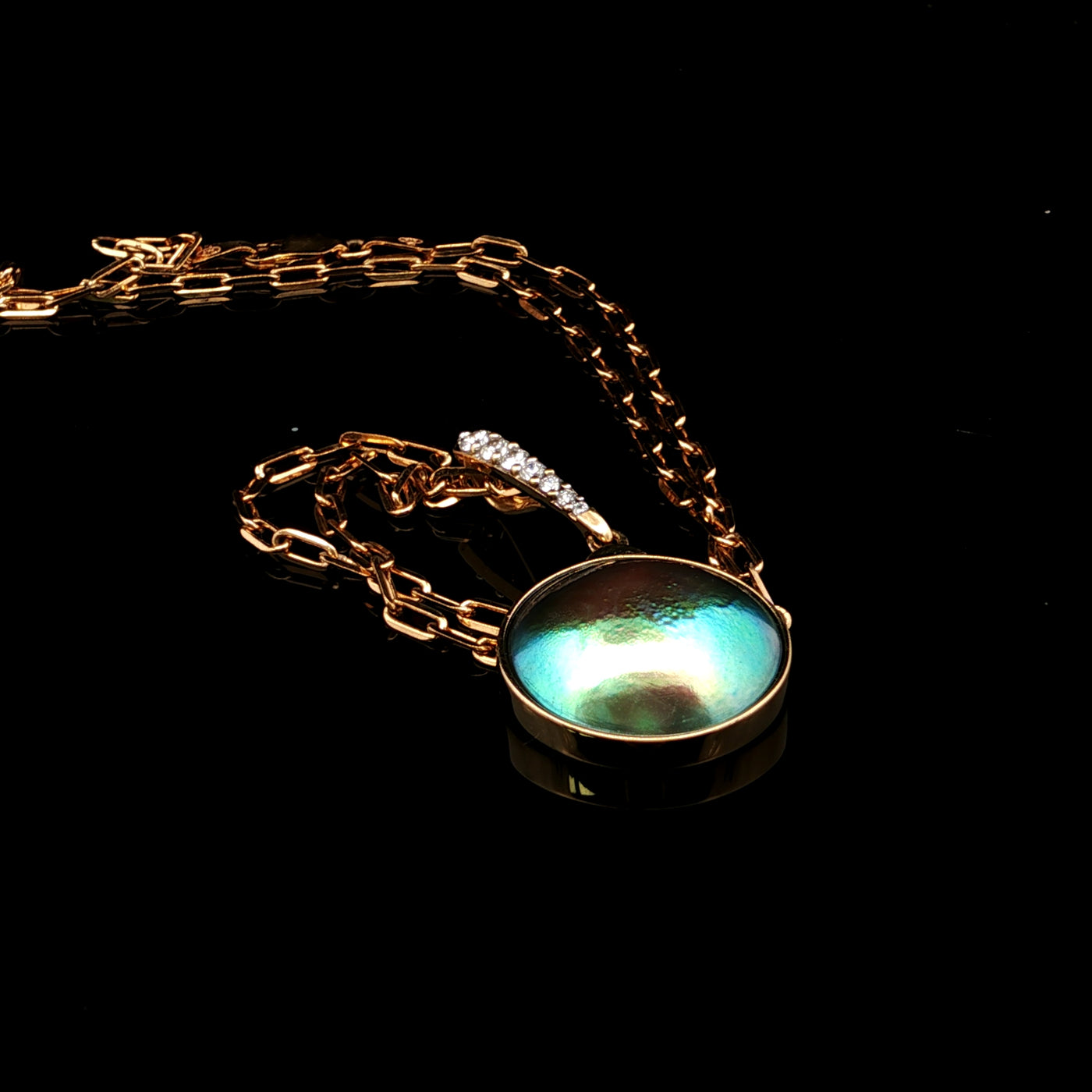 Pearl Omega Necklace