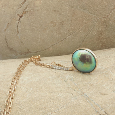 Pearl Omega Necklace
