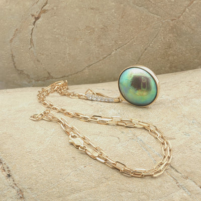 Pearl Omega Necklace