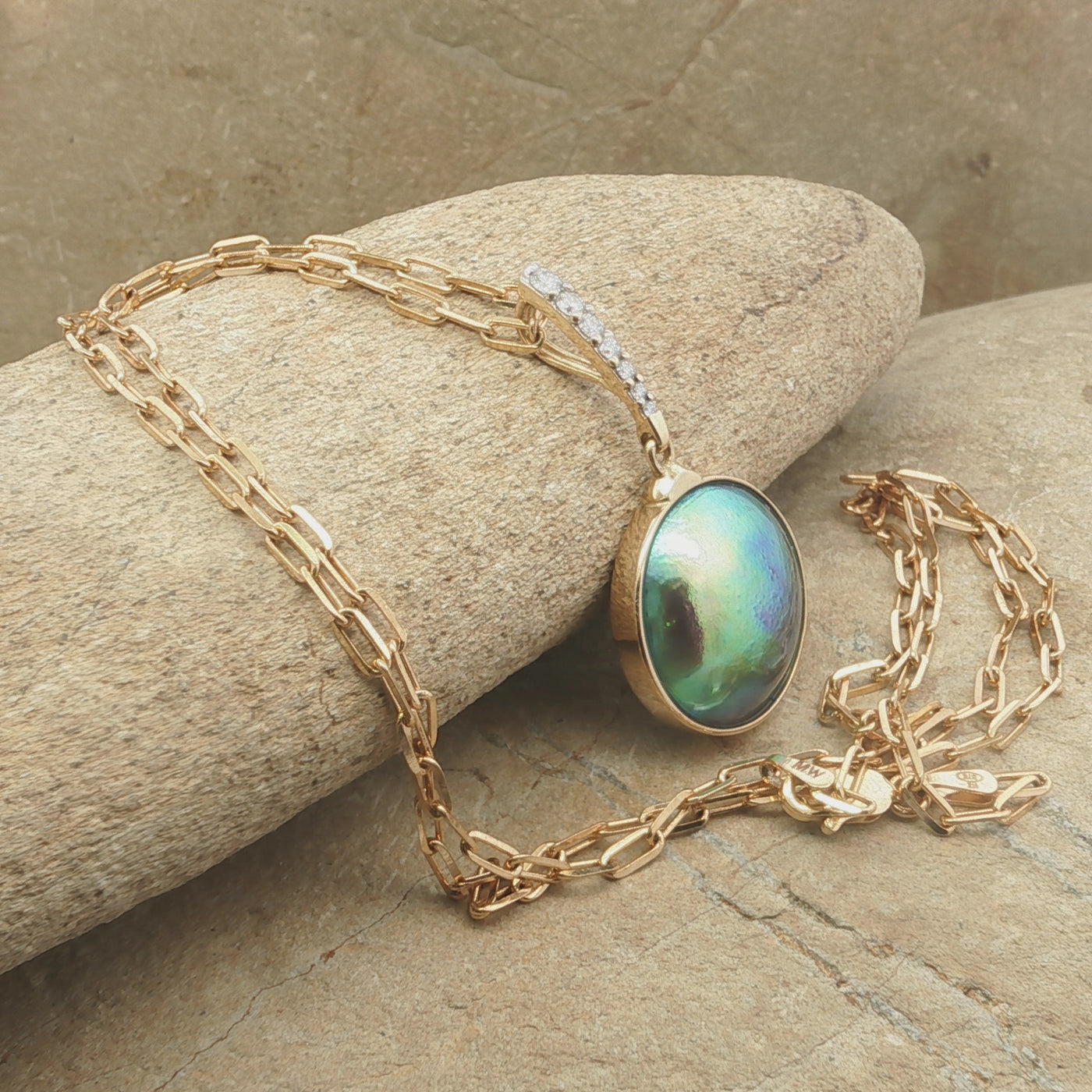 Pearl Omega Necklace