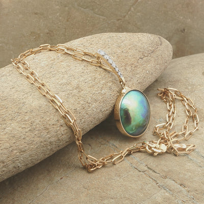 Pearl Omega Necklace
