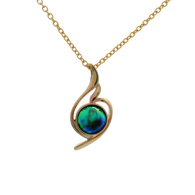 Pearl Twist Necklace - 9ct Gold