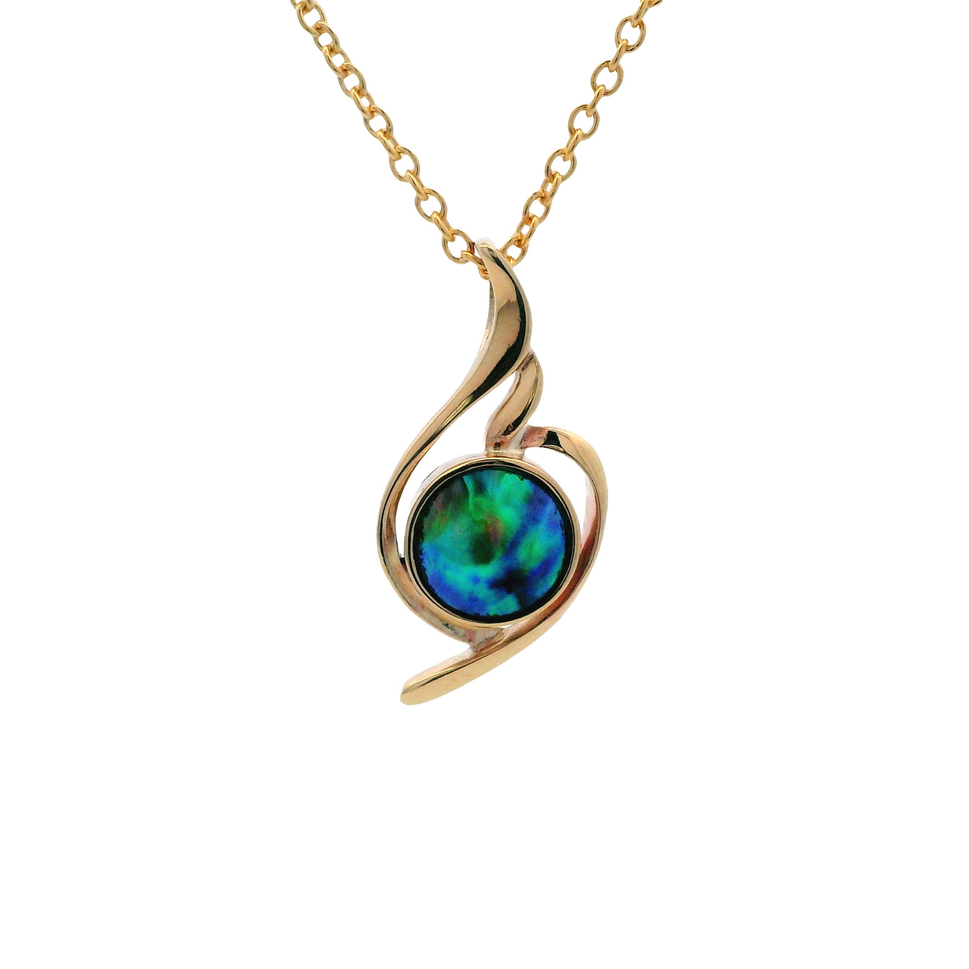 Pearl Twist Necklace - 9ct Gold