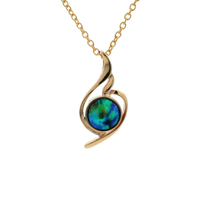 Pearl Twist Necklace - 9ct Gold