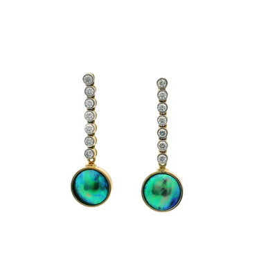 Pearl Lavish Diamond Earrings