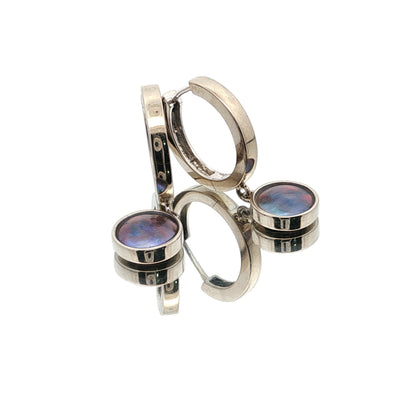 Pearl Udana Earrings - 9ct White Gold