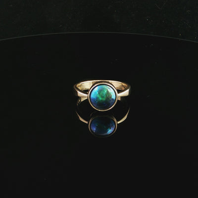 Pearl Neptune Ring - 9ct Yellow Gold