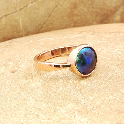 Pearl Neptune Ring 9ct Rose Gold
