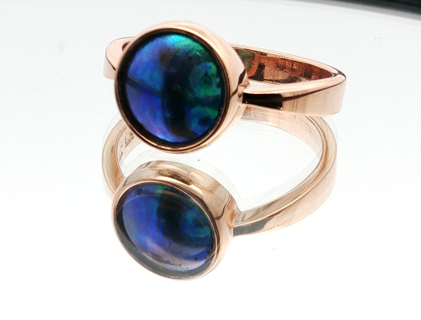 Pearl Neptune Ring 9ct Rose Gold