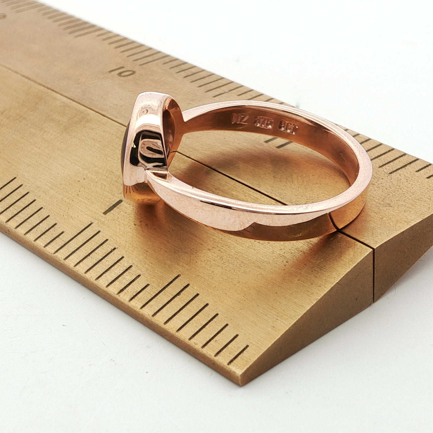 Pearl Neptune Ring 9ct Rose Gold