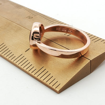 Pearl Neptune Ring 9ct Rose Gold