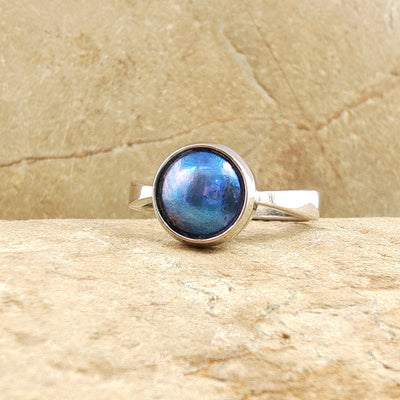 Pearl Neptune Ring Platinum