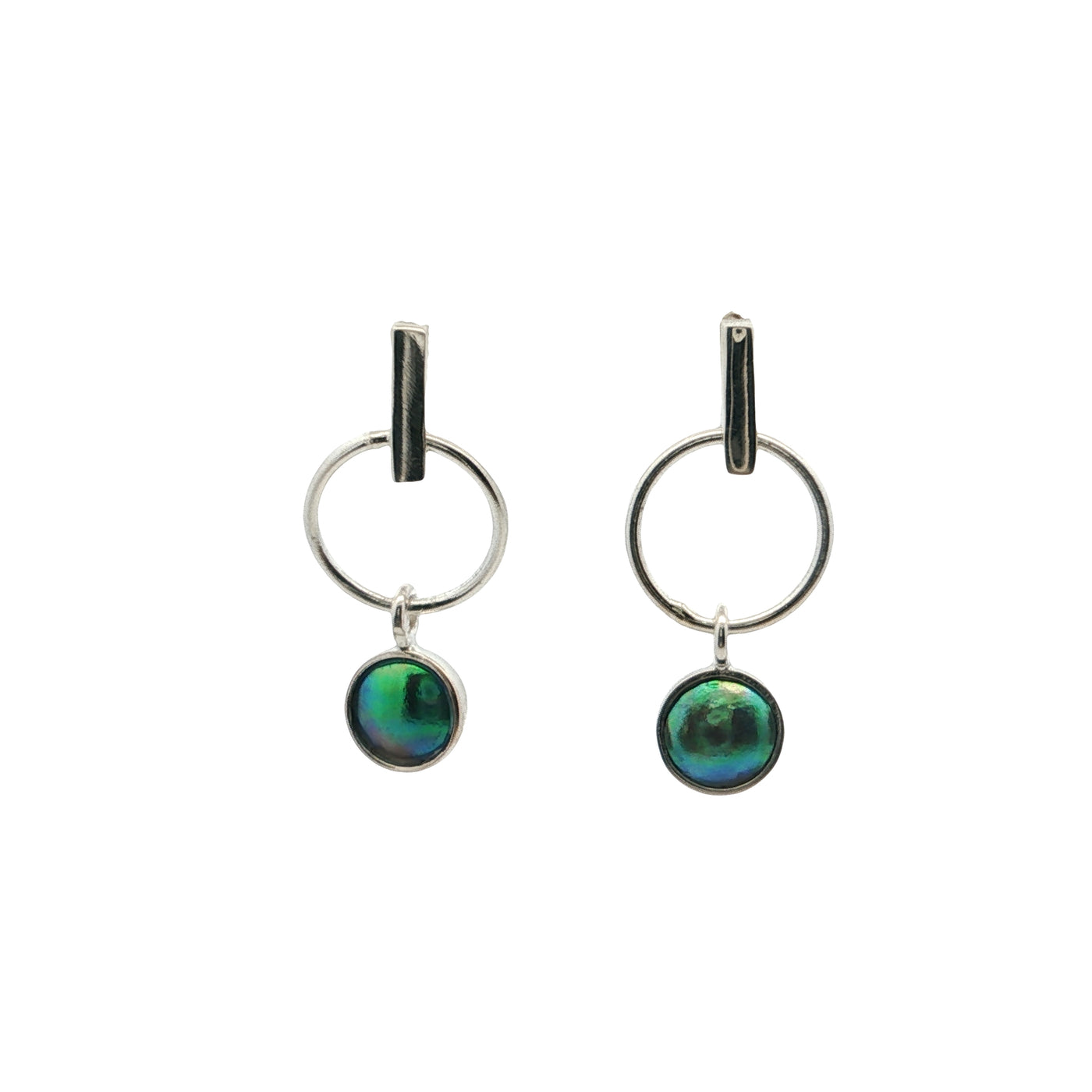 Pearl Bubble Sterling Silver Earrings
