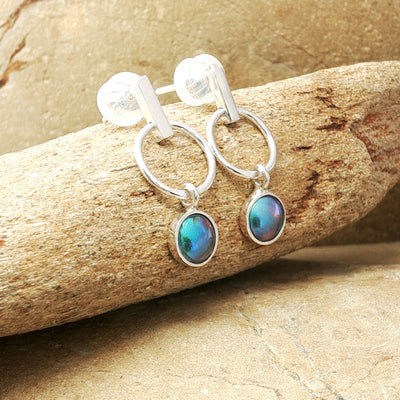 Pearl Bubble Sterling Silver Earrings