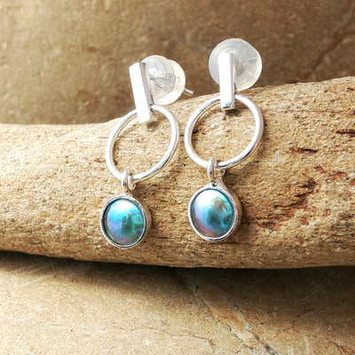 Pearl Bubble Sterling Silver Earrings