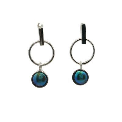 Pearl Bubble Sterling Silver Earrings