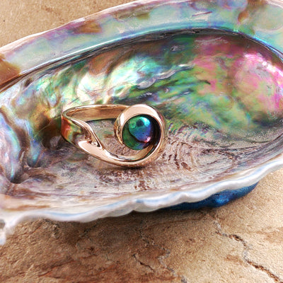 Pearl Athena Ring 9ct Yellow Gold
