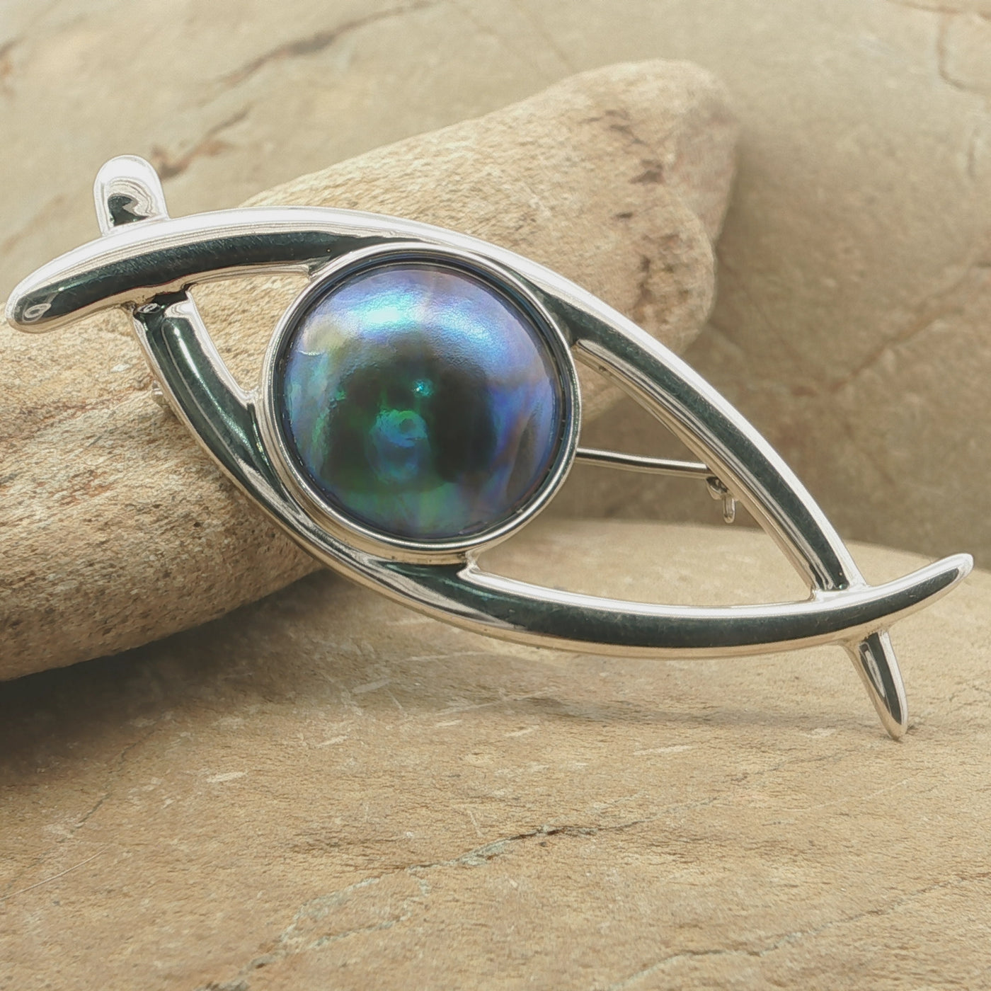 Pearl Memory Brooch