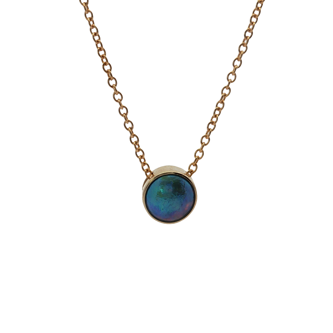 Pearl Moonrise Necklace - Yellow Gold 9ct