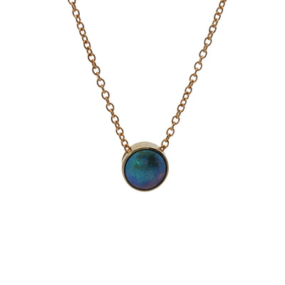Pearl Moonrise Necklace - Yellow Gold 9ct