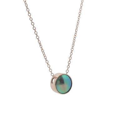 Pearl Moonrise Necklace - Rose Gold 9ct