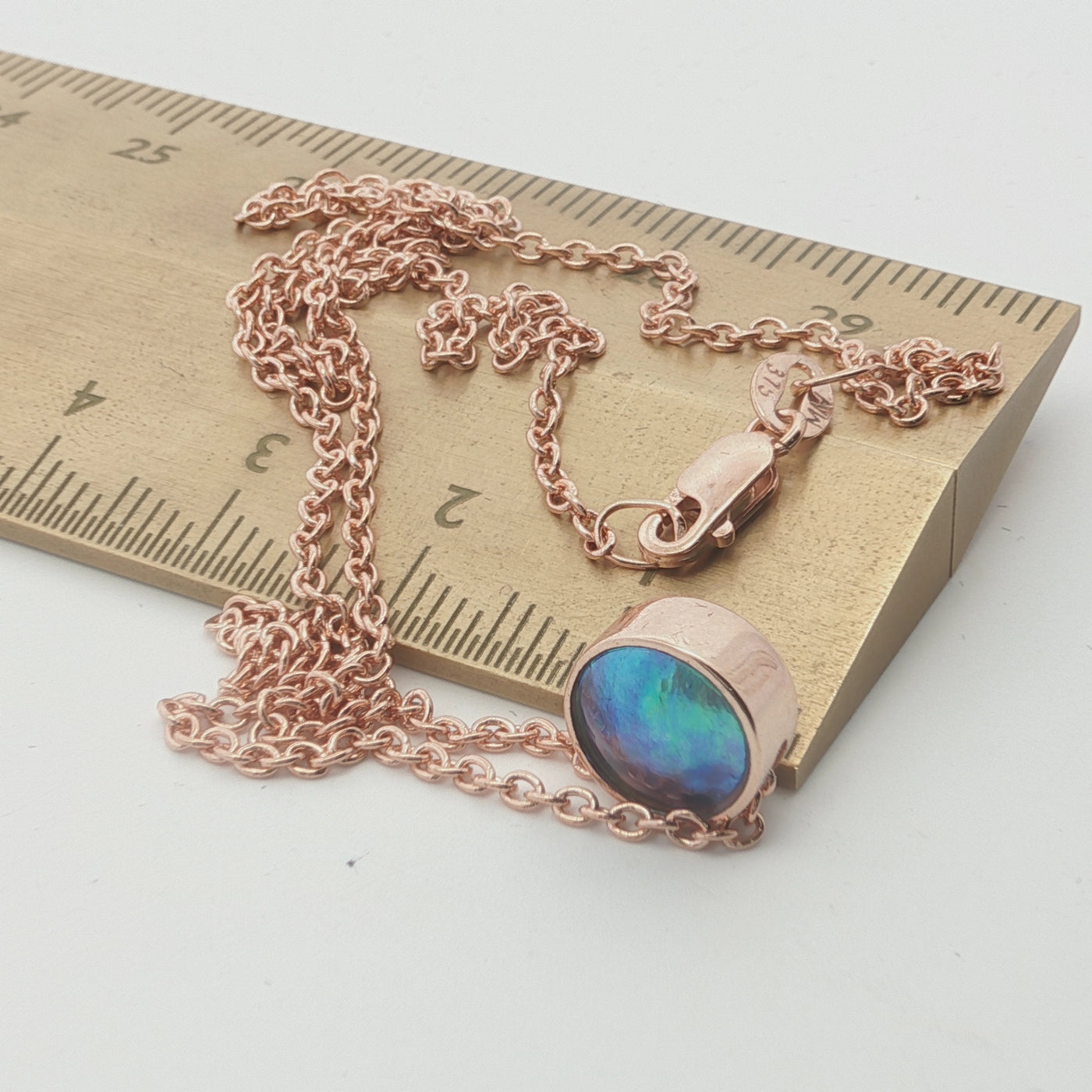 Pearl Moonrise Necklace - Rose Gold