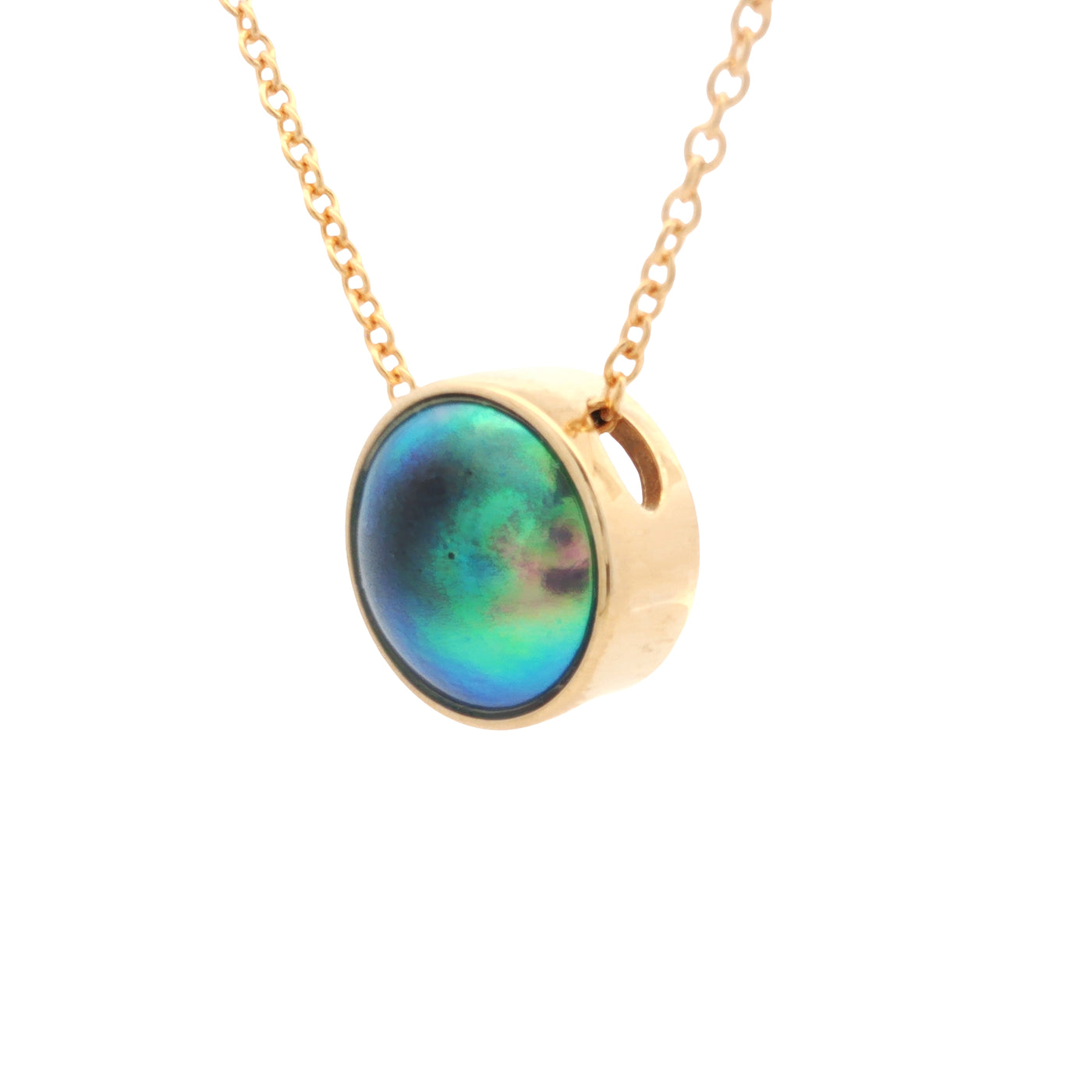 Pearl Sunrise Necklace - Yellow Gold 9ct