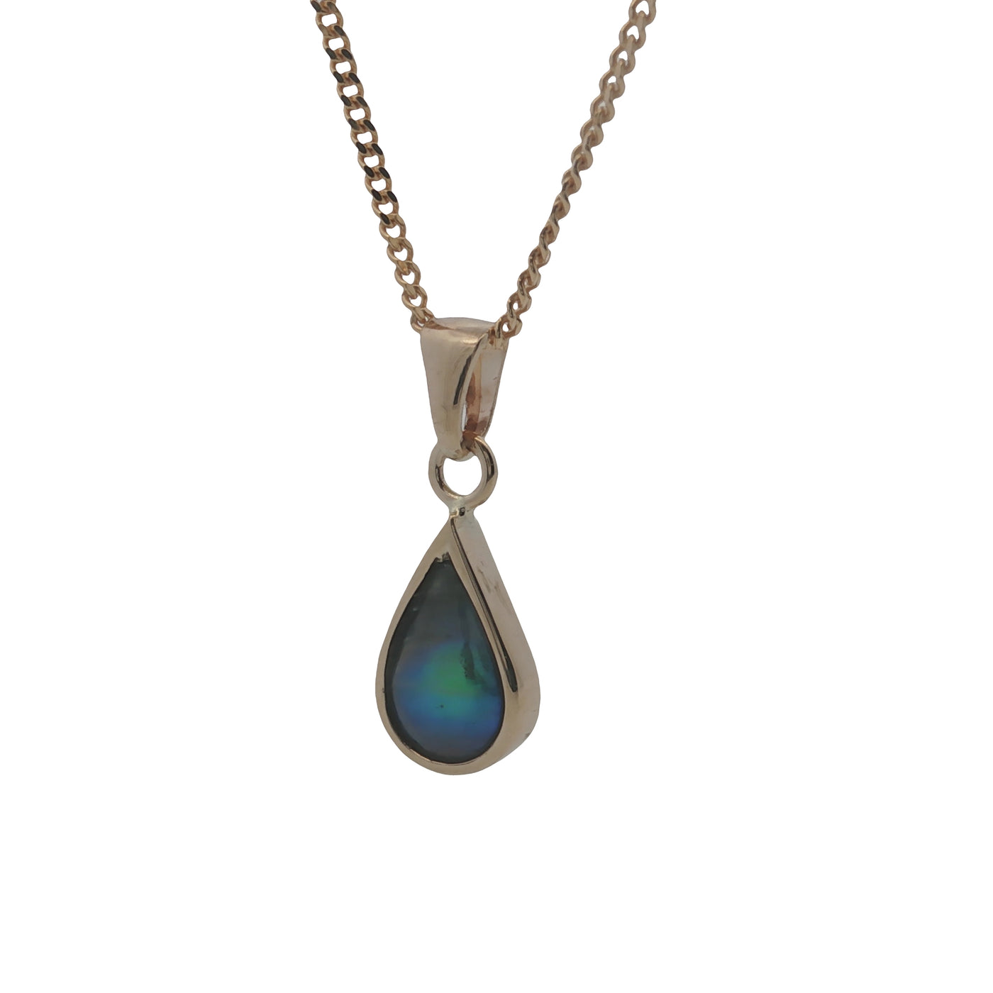 Pearl Ocean Kiss Necklace - 9ct Gold