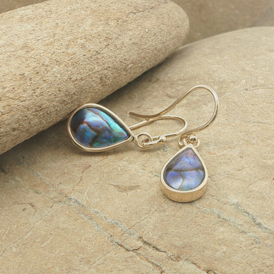 Pearl Elegant Tear Drop Earrings - 9ct