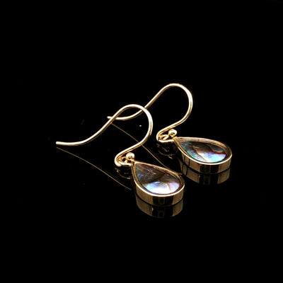 Pearl Elegant Tear Drop Earrings - 9ct