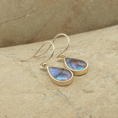 Pearl Elegant Tear Drop Earrings - 9ct