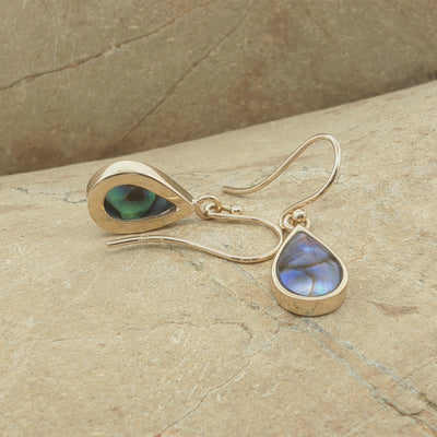 Pearl Elegant Tear Drop Earrings - 9ct