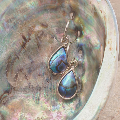 Pearl Elegant Tear Drop Earrings - 9ct