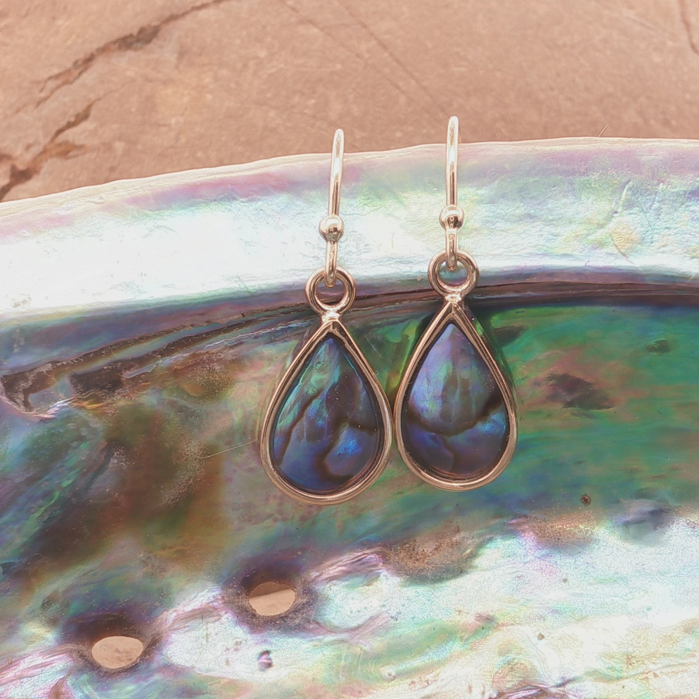 Pearl Elegant Tear Drop Earrings - 9ct