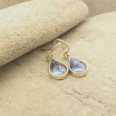 Pearl Elegant Tear Drop Earrings - 9ct