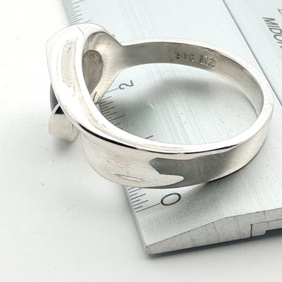 Birth Pearl Athena Ring - Sterling Silver