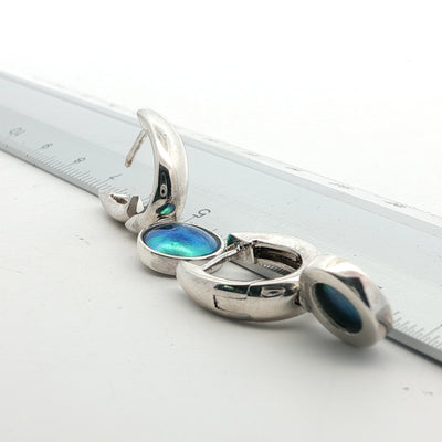 Birth Pearl Torea Oval Earring - Sterling Silver