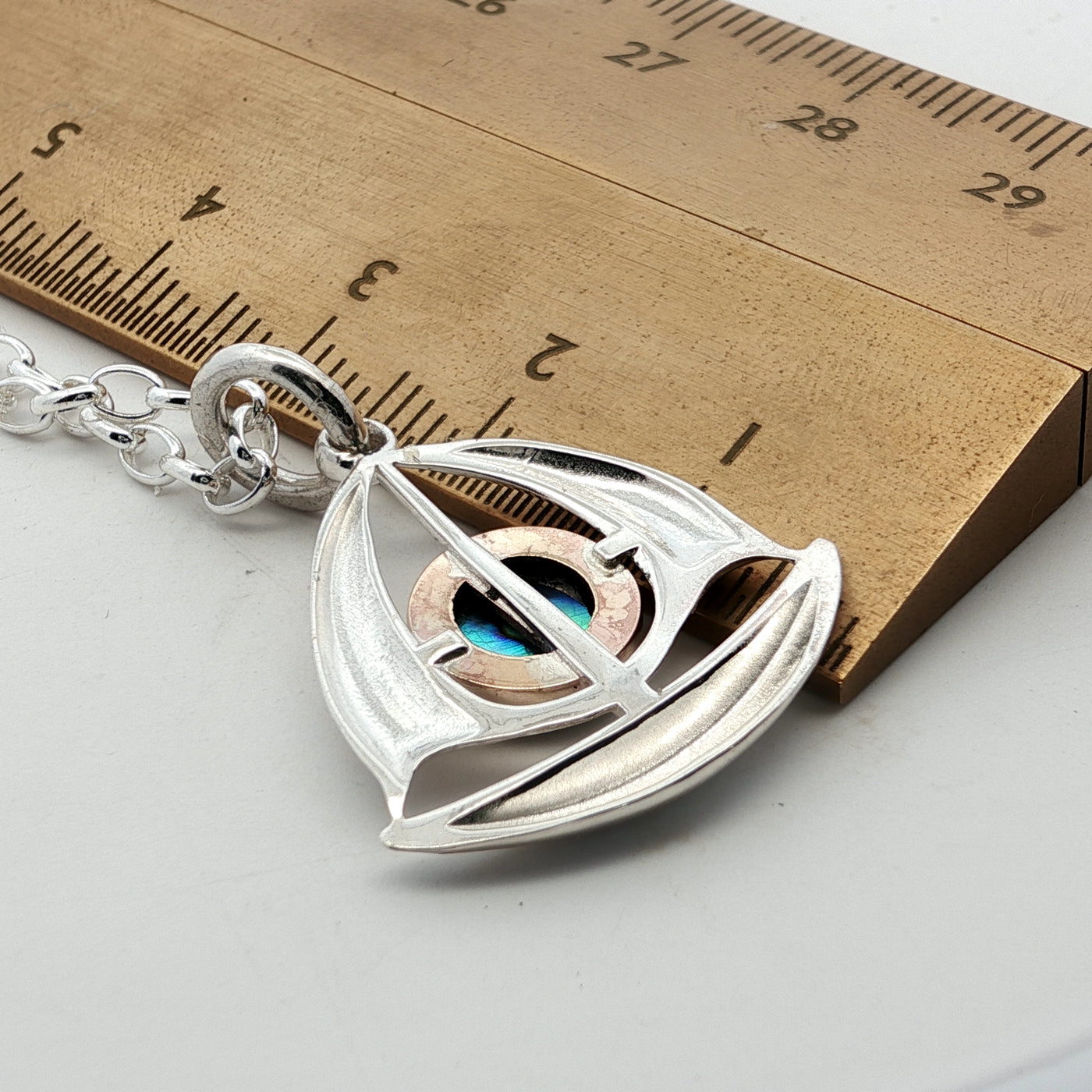 Pearl Sailboat Necklace