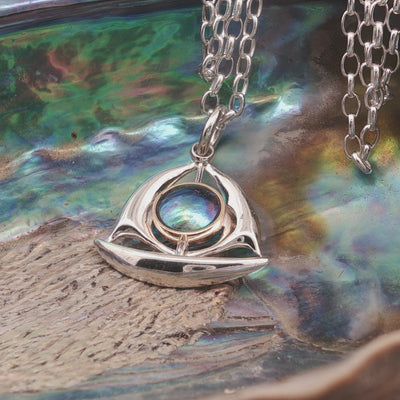 Pearl Sailboat Necklace