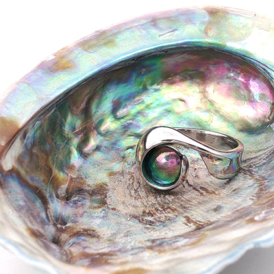 Pearl Athena Platinum Ring