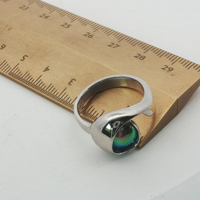 Pearl Athena Platinum Ring