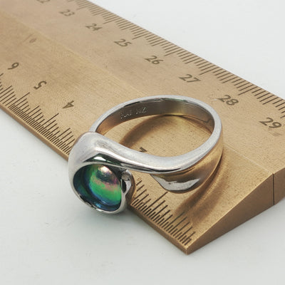 Pearl Athena Platinum Ring