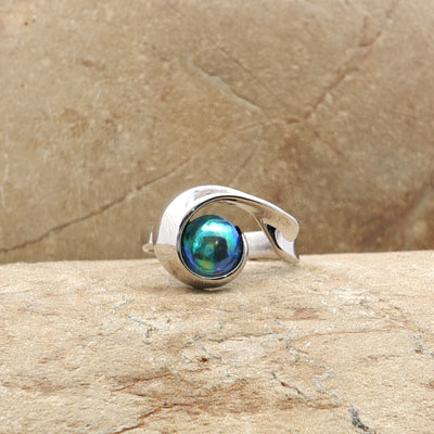 Pearl Athena Platinum Ring