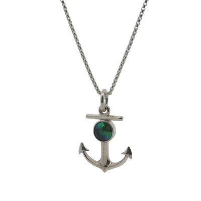 Pearl Anchor Necklace
