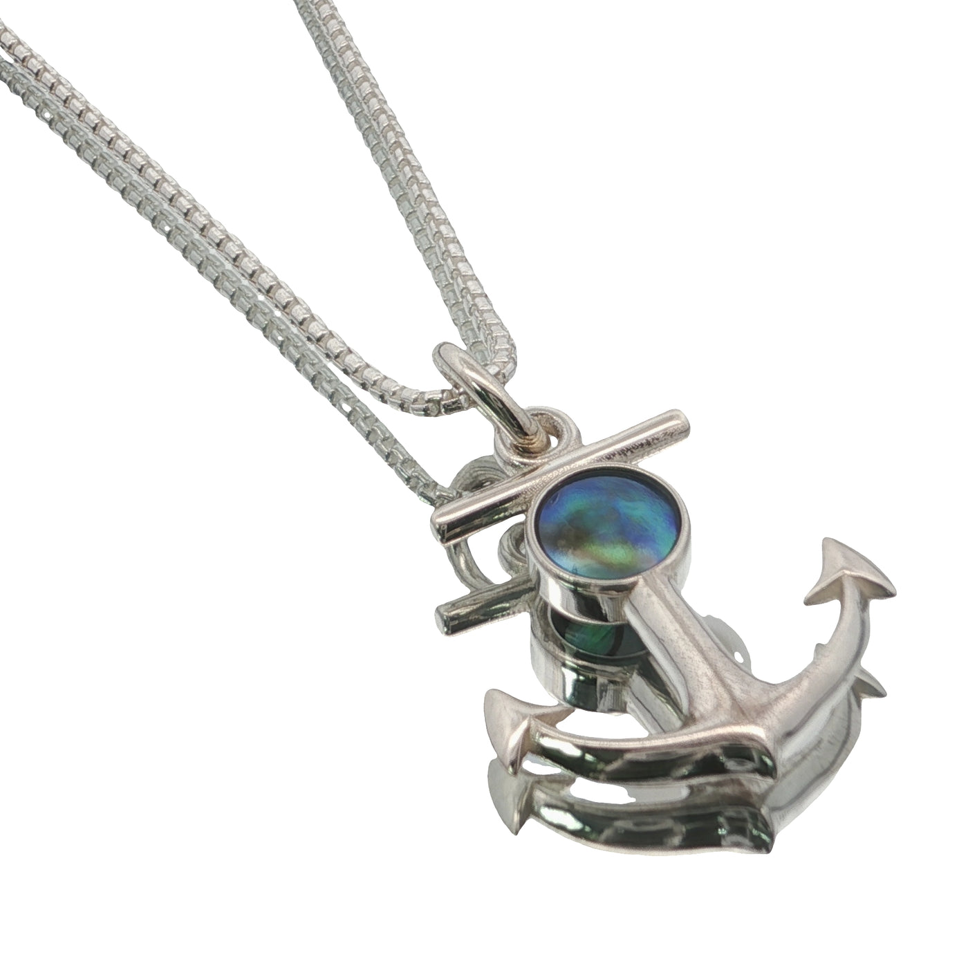 Pearl Anchor Necklace