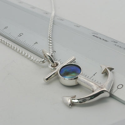 Pearl Anchor Necklace