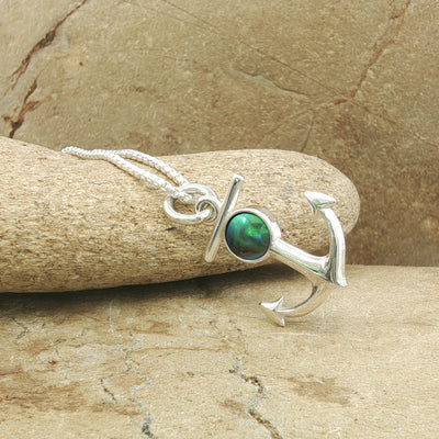 Pearl Anchor Necklace